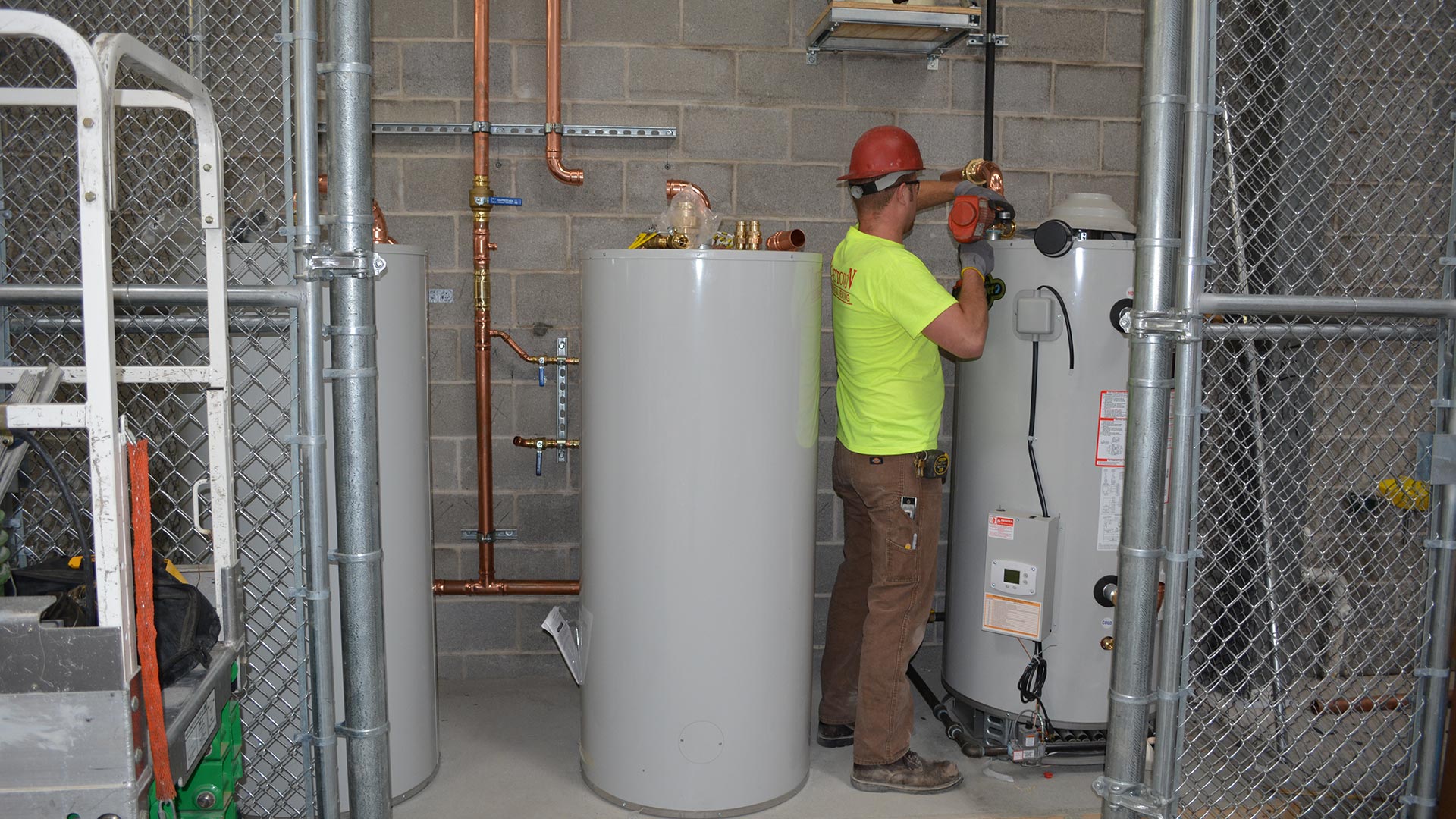 Hometown Plumbing and Heating Quad Cities Iowa Projects Sam's Club plumbing