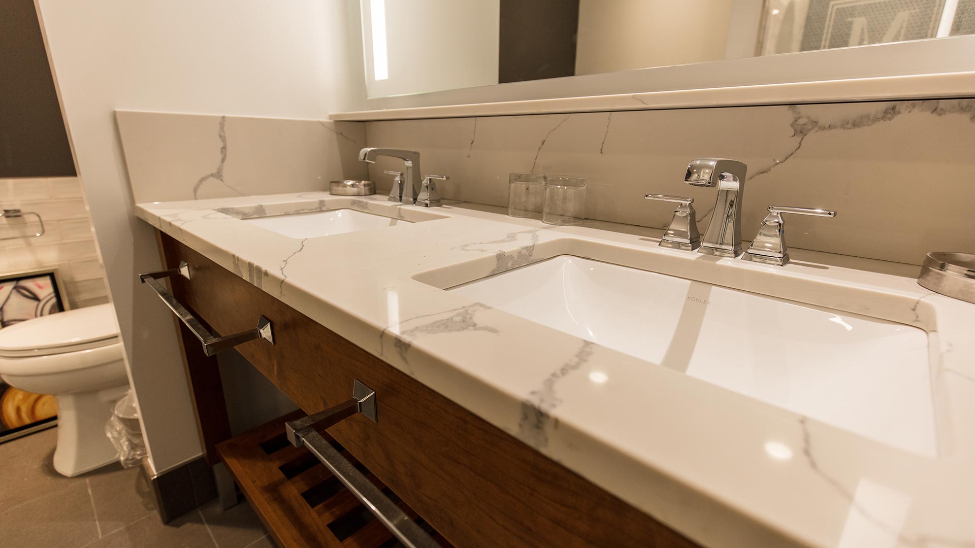 Hometown Plumbing and Heating Quad Cities Iowa Projects Merrill Hotel Conference Center sinks