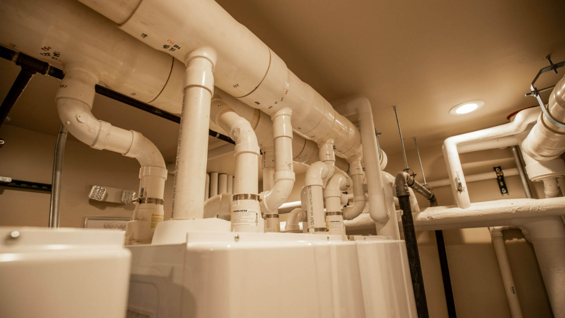 Hometown Plumbing and Heating Quad Cities Iowa Projects Park Vista Retirement Living plumbing pipes