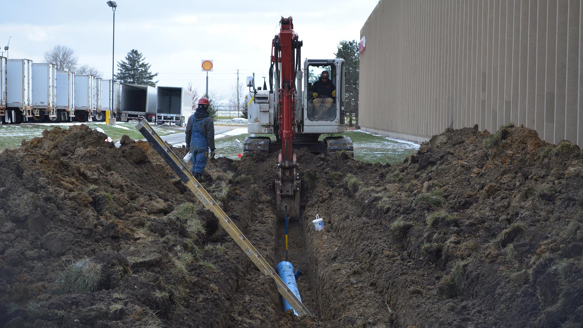 Hometown Plumbing and Heating Quad Cities Iowa Projects Underground Utilities Honda Motor